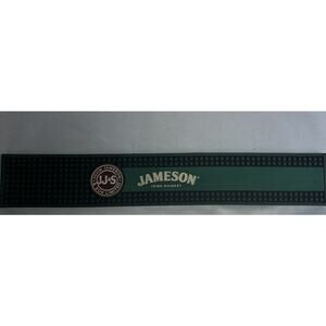 Jameson Irish Whiskey green Rubber Bar Runner Mat